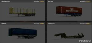 ETS2 Kamaz Mod: Road Trailers Pack for Kamaz 8×1 1.50 (Image #2)