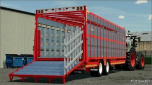 FS22 Mod: Broughan 28 Foot Animal Trailer (Image #2)