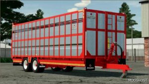 FS22 Mod: Broughan 28 Foot Animal Trailer (Image #6)