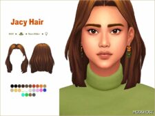 Sims 4 Elder Mod: Jacy Hair - Adult (Featured)