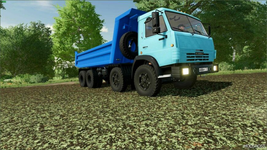 FS22 Kamaz Mod: Dump Truck V1.1.0.7 (Featured)