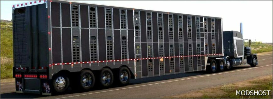 ATS Livestock Trailer Mod: Wilson Silverstar 53` Livestock/Cattle V1.1.9 (Featured)