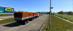 ETS2 Scania Truck Mod: 124 + Trailer Guerra 1.50 (Featured)