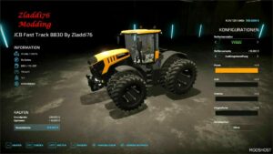 FS22 JCB Tractor Mod: Fast Track 8830 (Featured)