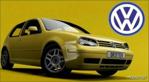 BeamNG Volkswagen Car Mod: Golf MK4 Release 0.32 (Featured)