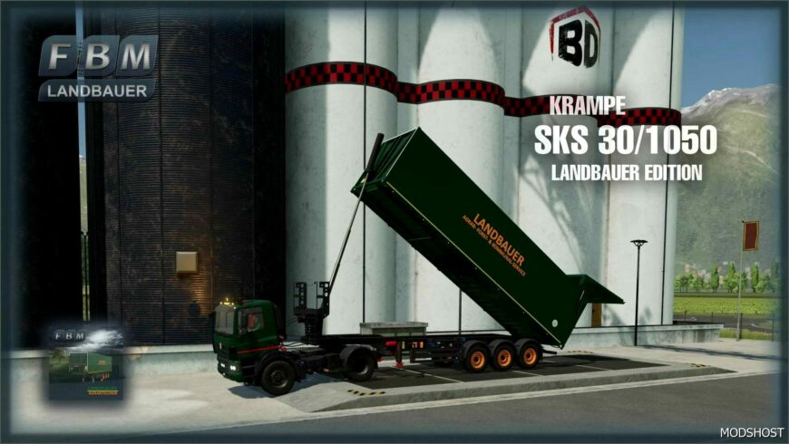 FS22 Krampe Trailer Mod: SKS 30/1050 LE (Featured)