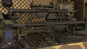 GTA 5 Weapon Mod: INS2 Barrett M107CQ V1.1 (Image #6)