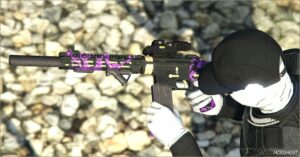 GTA 5 Weapon Mod: GAU 5A “Purple Yokai” CR | Utopia ART (Image #4)