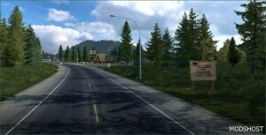 ATS ProMods Map Mod: Road Connection Between Promods Canada and Alaska V11 (Featured)