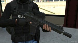 GTA 5 Weapon Mod: HK416A5 Replaces Carbinerifle MK2 (Image #4)