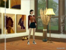 Sims 4 Adult Clothes Mod: Vivian TOP (Image #2)