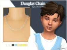 Sims 4 Male Accessory Mod: Douglas Chain – Child Version (Featured)