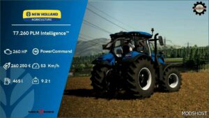 FS22 NEW Holland Tractor Mod: T7 LWB Plmi V2.0 (Featured)