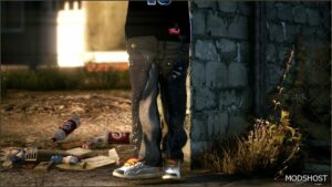 GTA 5 Player Mod: Gallery Dept Carpenter Pants for MP Male (Image #3)