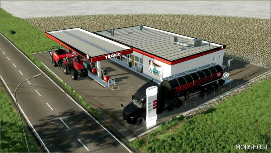 FS22 Placeable Mod: GAS Station Pack (Featured)