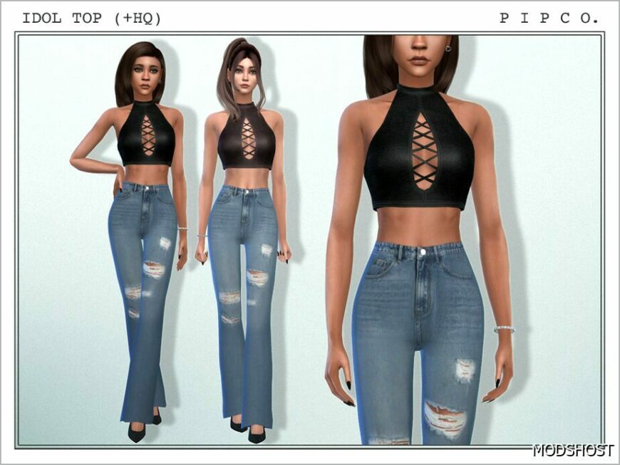 Sims 4 Everyday Clothes Mod: Idol TOP. (Featured)