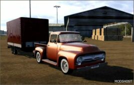 ETS2 Ford Car Mod: F-100 1956 1.50 (Featured)