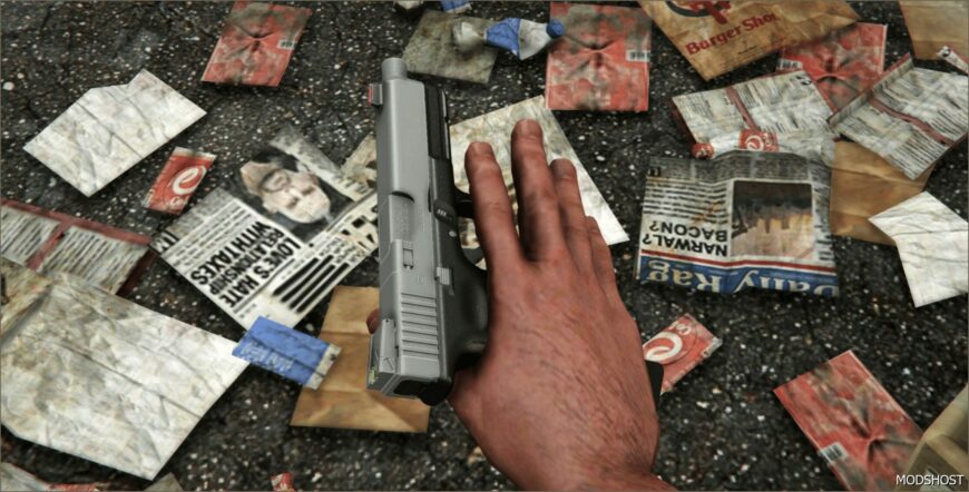 GTA 5 Weapon Mod: Glock 17 Gen5 Mos3 V Final (Featured)