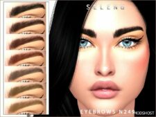 Sims 4 Eyebrows Hair Mod: N249 (Featured)