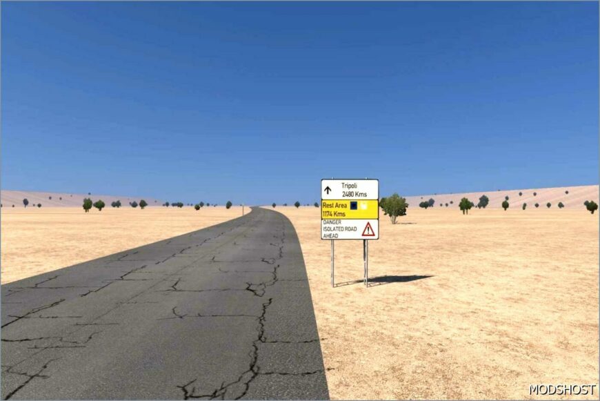 ETS2 ProMods Map Mod: beyond – Promods Middle-East Road Connection V1.3 (Featured)