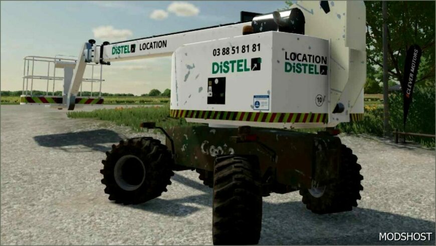 FS22 Forklift Mod: Genie Telescopic Boom Distel Location V2.0 (Featured)