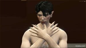 GTA 5 Player Mod: Anime Nails for MP Female/Male (Image #4)