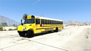 GTA 5 Vehicle Mod: 2020 IC CE School Bus Add-On | ELS (Image #3)