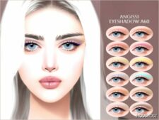 Sims 4 Female Makeup Mod: Eyeshadow A60 (Featured)