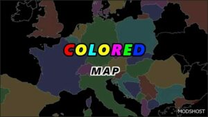 ETS2 Mod: Colored Map V1.0.2 (Featured)