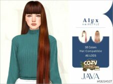 Sims 4 Female Mod: Alyx Hairstyle (Featured)