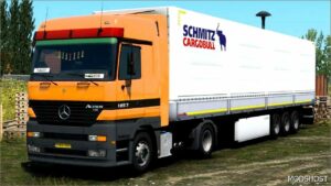 ETS2 Mercedes-Benz Truck Mod: Mercedes Actros MP1 V1.3 1.50 (Image #2)