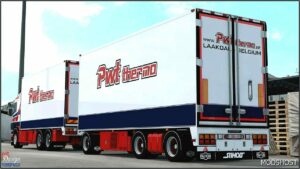 ETS2 Scania Truck Mod: 164G 580 + Trailer PWT Thermo V9.0 (Image #3)