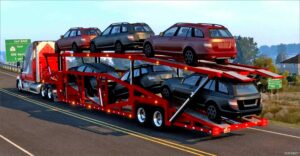 ATS Trailer Mod: SUN Valley Car Carrier Ownable 1.50 (Featured)