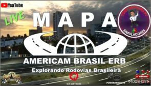 ETS2 Brazil Mod: Map American Brasil – Release 12.75 1.50 (Featured)