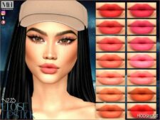 Sims 4 Lipstick Makeup Mod: Eloise Lipstick N225 (Featured)