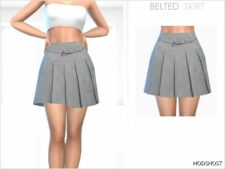 Sims 4 Everyday Clothes Mod: Belted Skirt (Featured)