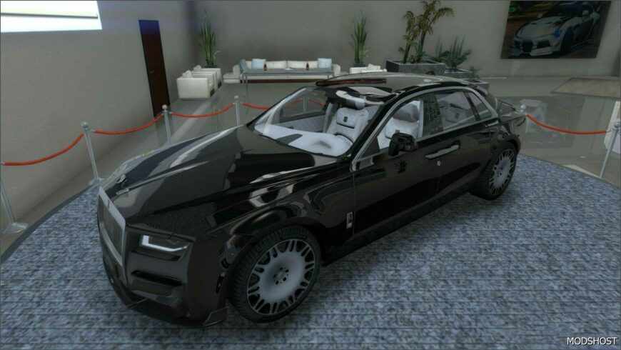 GTA 5 Rolls Royce Vehicle Mod: Brabus 700 Rolls-Royce Ghost 2023 (Featured)