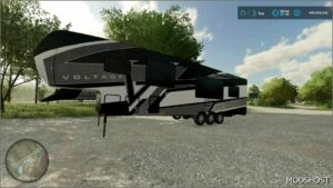 FS22 Trailer Mod: Voltage 5TH Wheel TOY Hauler Camper V2.0 (Image #3)