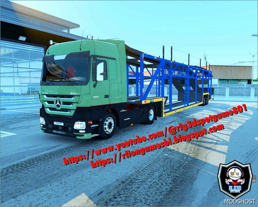 ETS2 Mercedes-Benz Truck Mod: Actros MP3 1.50 (Featured)