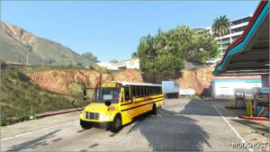 GTA 5 Vehicle Mod: Thomas Built Freightliner C2 School Bus Add-On | ELS (Image #4)