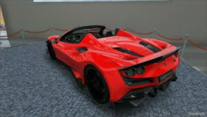 GTA 5 Ferrari Vehicle Mod: Mansory Ferrari F8 2022 (Image #3)