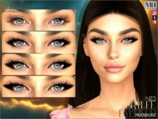 Sims 4 Eyeliner Makeup Mod: Brylee Eyeliner N23 (Featured)