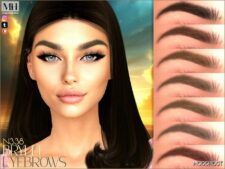 Sims 4 Eyebrows Hair Mod: Brylee Eyebrows N338 (Featured)