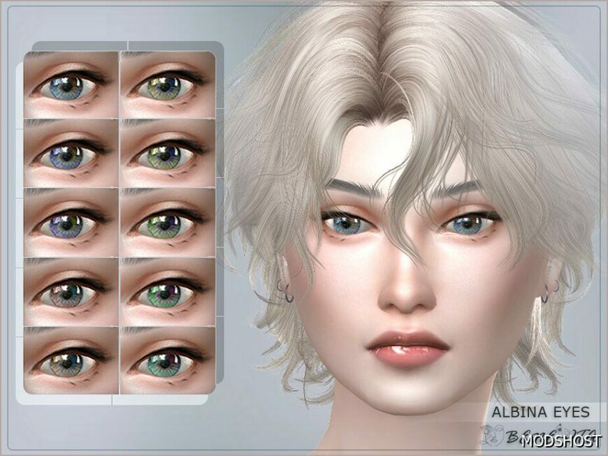 Sims 4 Mod: Albina Eyes (HQ) (Featured)