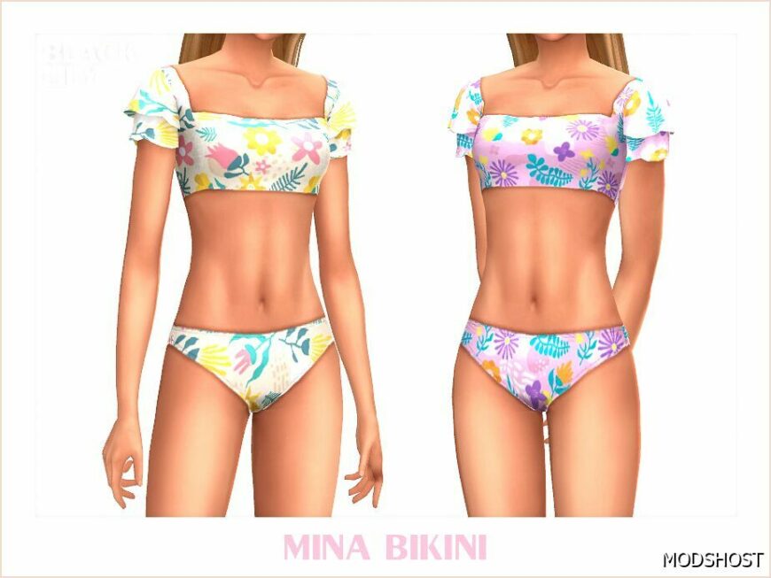 Sims 4 Adult Clothes Mod: Mina Bikini (Featured)