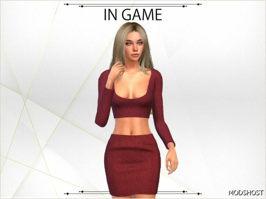 Sims 4 Female Clothes Mod: Iona SET (Featured)