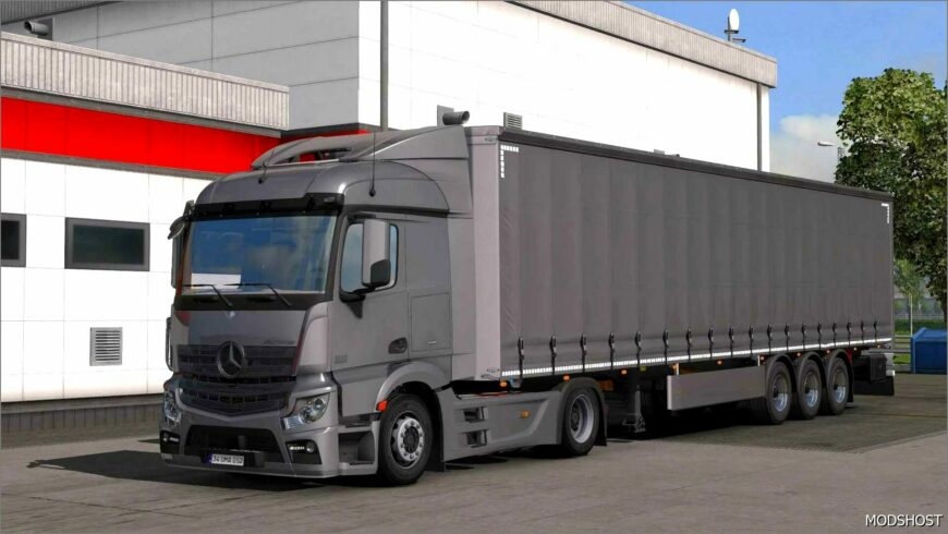 ETS2 Mercedes-Benz Truck Mod: Mercedes Benz Actros MP4 1.51 (Featured)