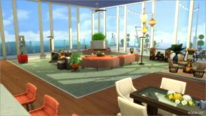 Sims 4 Mod: Penthouse One (No CC) (Image #2)