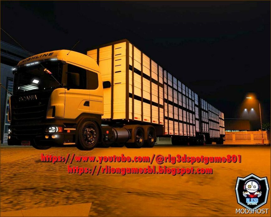 ETS2 Scania Truck Mod: + Boiadeira Guerra 1.51 (Featured)