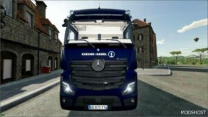 FS22 Mercedes-Benz Truck Mod: Mercedes Actros 2020 Kuehne + Nagel Group (Featured)